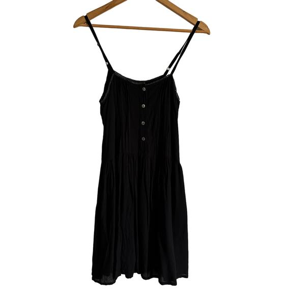 Cleobella Black Button Front Sundress - Picture 1 of 6